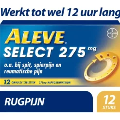 Discount Aleve Select bij o.a. Rugpijn Spierpijn en Gewrichtspijn 12 tabletten