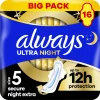 Outlet Always Maandverband Ultra Secure Night Extra Wings BigPack
