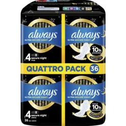 Online Always ULTRA PADS NIGHT WINGS 36 - QP