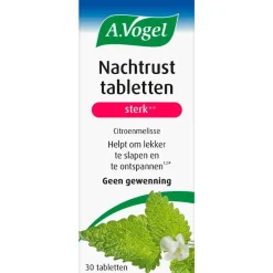 Online A.Vogel Nachtrust Sterk 30 Tabletten
