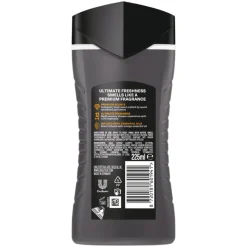 New AXE Fine Fragrance Body Wash Black Vanilla 225 ML