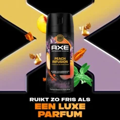 New AXE Fine Fragrance Peach Infusion Deodorant Bodyspray 150 ML