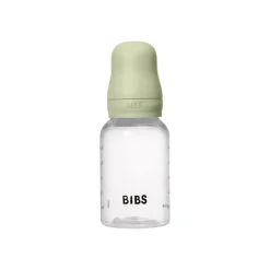 Online Bibs Babyfles 150 ML Sage met Latex speen en opvouwbaar trechtertje