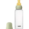 Best Bibs Babyfles 270 ML Sage met Latex speen en opvouwbaar trechtertje