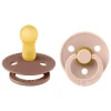 New Bibs Fopspeen Two Pack Natuurlijk Rubber Woodchuck/Blush Maat 2