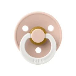 Online Bibs Glow in the dark Fopspeen Two Pack Natuurlijk Rubber Blush/Vanilla Maat 2