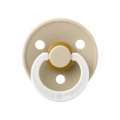 Online Bibs Glow in the dark Fopspeen Two Pack Natuurlijk Rubber Blush/Vanilla Maat 2