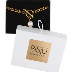 Sale BiSjU Jewellery Armband Gekleurde Stenen Gold Plated