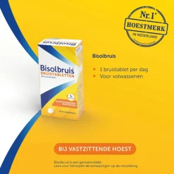 Clearance Bisolvon Bisolbruis Bruistabletten Bij Vastzittende Hoest 10 Tabletten