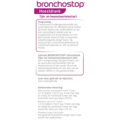 Best Bronchostop Hoestdrank bij Vastzittende Hoest en Keelpijn 120 ML