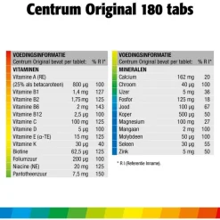Sale Centrum Family Multivitaminen Tabletten 180 stuks