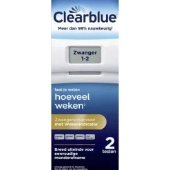 New Clearblue Zwangerschapstest met Wekenindicator 2 Stuks