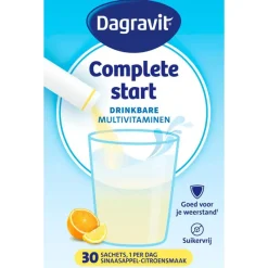 New Dagravit Complete Start Kids Multivitamine Citroen 30 stuks