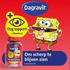 New Dagravit Kids Multivitaminen Gummies Xtra + Eyecare 6-12 jaar 60 stuks
