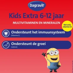 Sale Dagravit Kids-Xtra 6-12 jaar Vitaminions 120 gummies