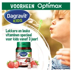 Clearance Dagravit Natural Kids Multi Aardbei 60 Dragees
