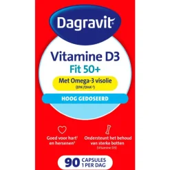 Outlet Dagravit Vitaal 50+ Vitamine D + Omega-3 Visolie 90 capsules