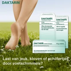 Best Daktarin Miconazolnitraat bij Schimmelinfecties Crème 20 MG/G 30 GR