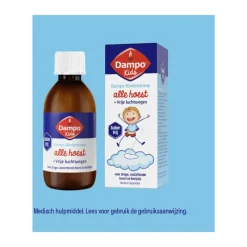 Sale Dampo Kids Kindersiroop Alle Hoest + Vrije Luchtwegen Suikervrij 120 ML