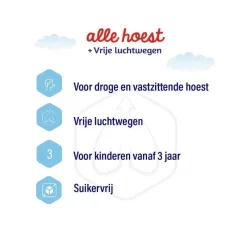 Sale Dampo Kids Kindersiroop Alle Hoest + Vrije Luchtwegen Suikervrij 120 ML