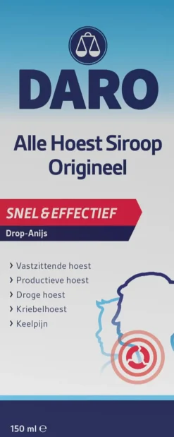 Best Daro Alle Hoest Siroop 150 ML