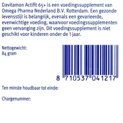 Discount Davitamon Actifit 65+ Multivitamine 70 Stuks