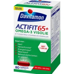 Discount Davitamon Actifit 65+ Omega 3 Visolie Capsules