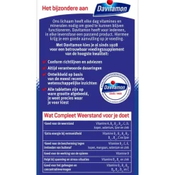 Hot Davitamon Compleet Weerstand Vitamine C&D Bosvruchten 60 kauwtabl