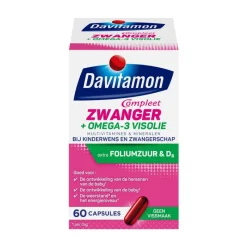 Online Davitamon Compleet Zwanger + Omega-3 Visolie 60 Stuks