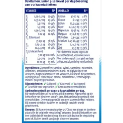Outlet Davitamon Junior 3+ Kauwvitamines Multifruit