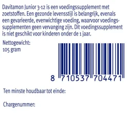 Outlet Davitamon Junior 3+ Kauwvitamines Multifruit