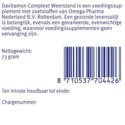 Clearance Davitamon Kauw Aardbei 60 NL