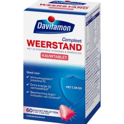 Clearance Davitamon Kauw Aardbei 60 NL