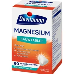 Online Davitamon Magnesium Pepermunt 60 stuks