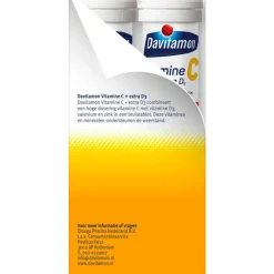 Sale Davitamon Vitamine C & D Hoog Gedoseerd + Extra Vitamine D3 Bruistabletten Voordeelverpakking 30 stuks