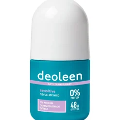 Outlet Deoleen Sensitive Anti-Transpirant Deodorant Roller 50 ML