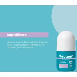 Outlet Deoleen Sensitive Anti-Transpirant Deodorant Roller 50 ML