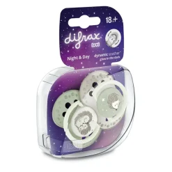 Sale Difrax Dynamic Fopspeen 18+M Night&Day Unisex