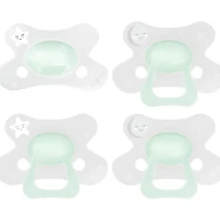 New Difrax Fopspeen Natural 6+ M Glow In The Dark