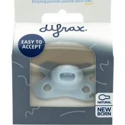 Online Difrax Fopspeen Natural Newborn Uni Ice BPA-vrij & geschikt voor pasgeboren baby’s