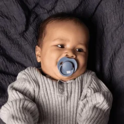 Online Difrax LOVI Prime Fopspeen 0-6 maanden Baby Blue/Blue