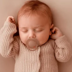 Sale Difrax LOVI Prime Fopspeen 6-18 maanden Granola/Orange