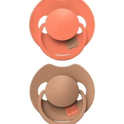 Outlet Difrax LOVI Prime Fopspeen 18+ maanden Granola/Orange