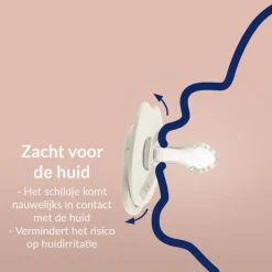 Hot Difrax LOVI Prime Fopspeen 6-18 maanden Coconut/Ivory