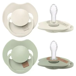 Outlet Difrax LOVI Prime Fopspeen 0-6 maanden Coconut/Pistachio