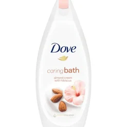 Outlet Dove Caring Bath Amandelmelk & Hibiscus Badcrème 450 ml