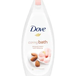 Outlet Dove Caring Bath Amandelmelk & Hibiscus Badcrème 450 ml