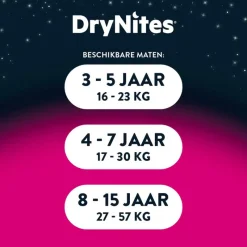 Online Huggies DryNites Frozen Luierbroekjes Meisjes 4 Tot 7 Jaar (17 - 30 kg) 10 stuks