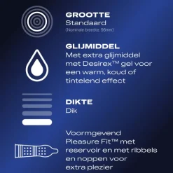 Outlet Durex Condooms Orgasm Intense met Ribbels 10 stuks