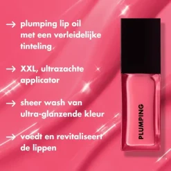 Online e.l.f. Glow Reviver Plumping Lip Oil Light Soft Pink Shimmer Candy coded